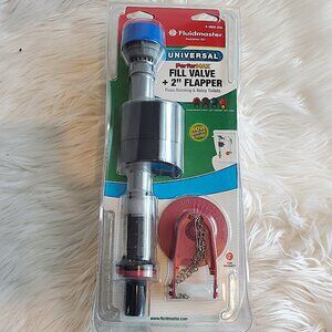 Fluidmaster Universal Toilet Fill Valve and 2-in Flapper Kit